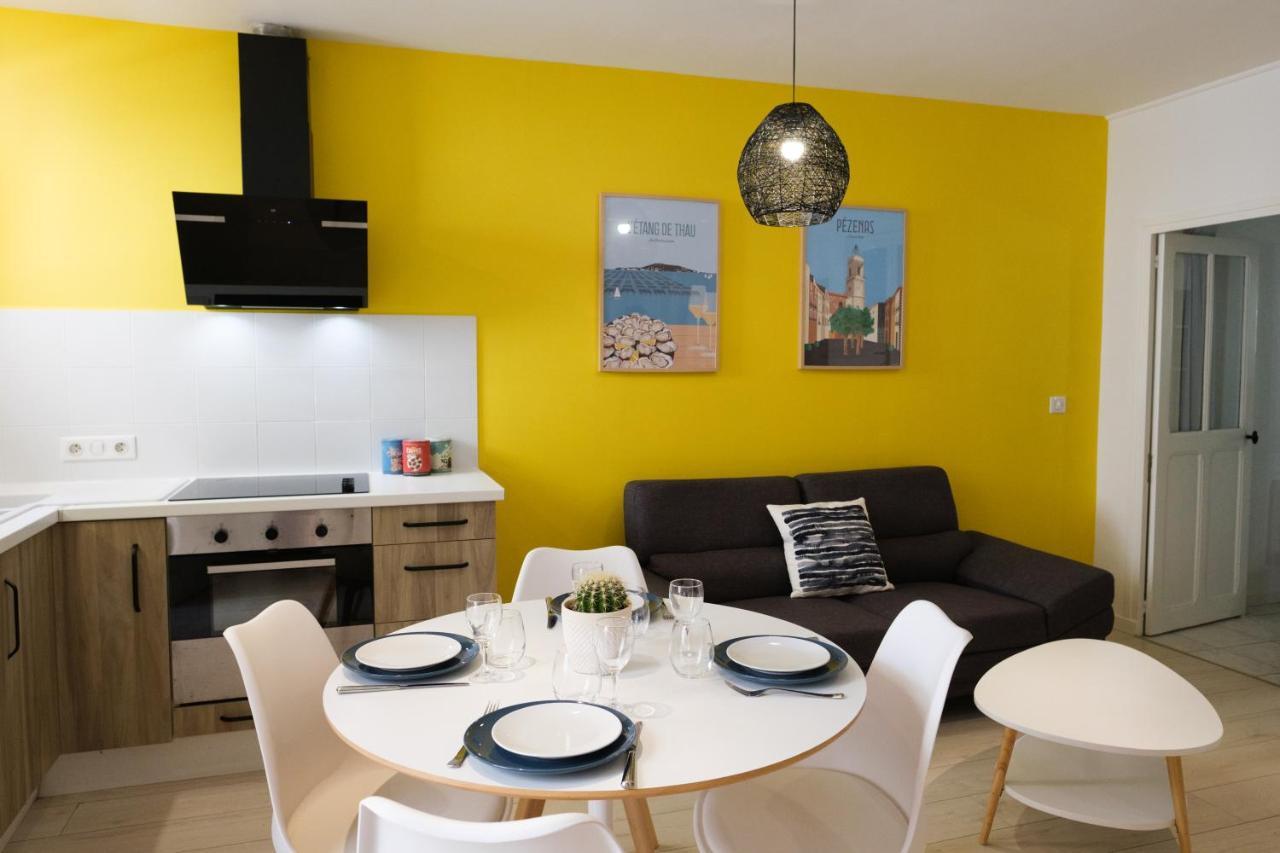 ColorPop - Netflix Wifi Tout équipé - Appart Pézenas Centre Extérieur photo